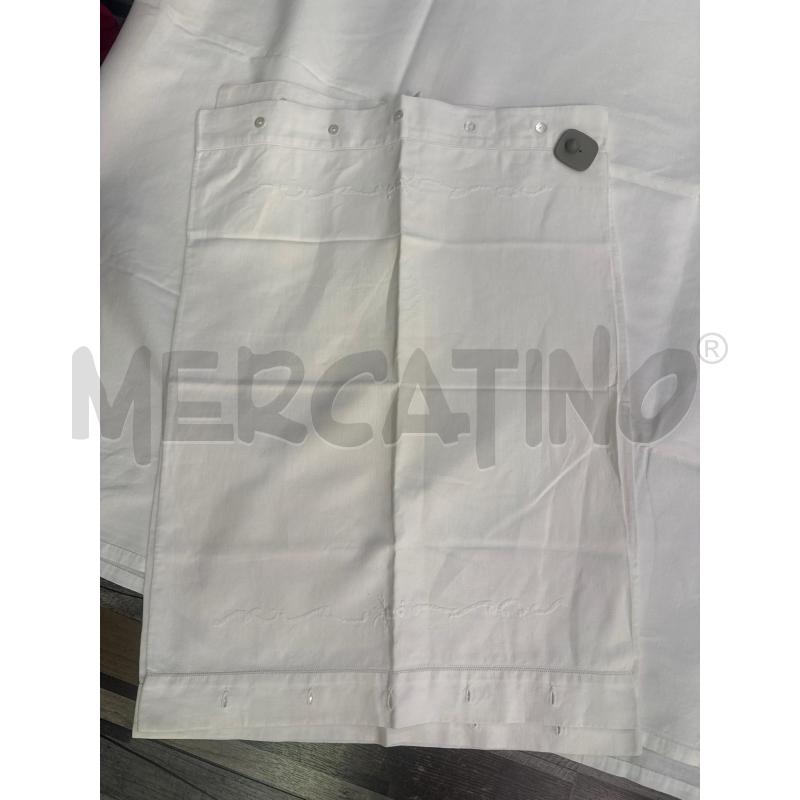 LENZUOLO MATRIMONIALE + 2 FEDERE DIVERSE MISTO LINO RICAMO FIORI  | Mercatino dell'Usato Montesilvano 2