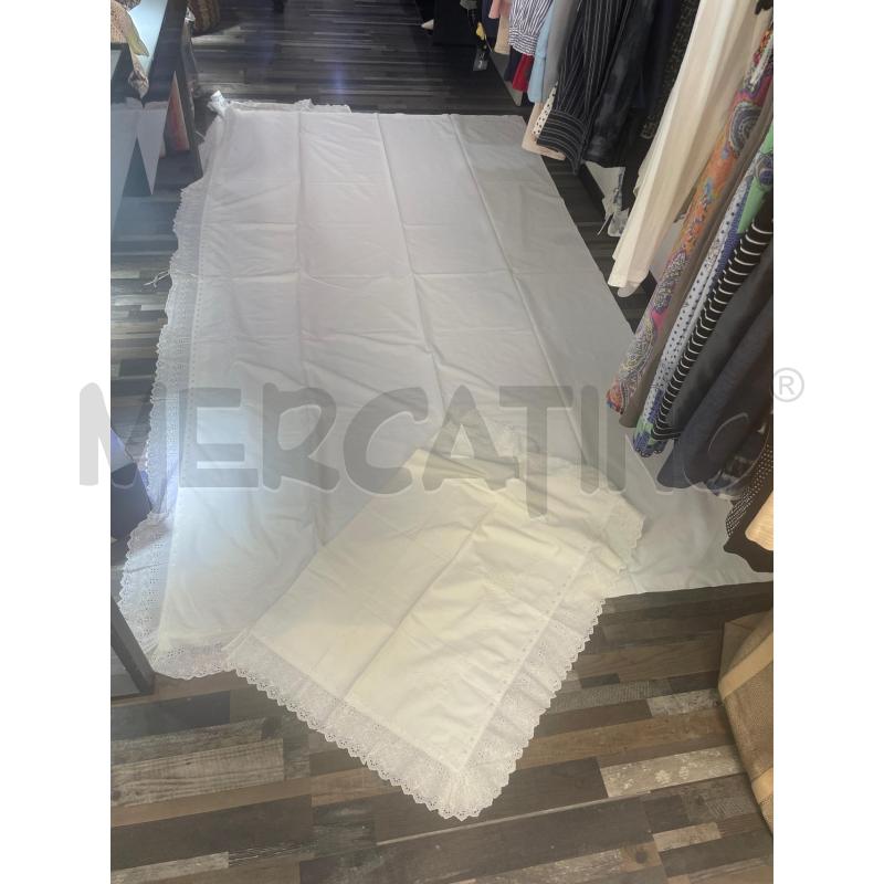 LENZUOLO MATRIMONIALE + FEDERE PIZZO SAN GALLO | Mercatino dell'Usato Montesilvano 1