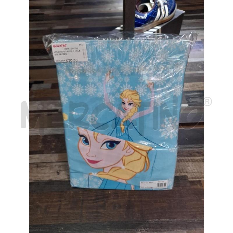 LENZUOLO SINGOLO CELESTE FROZEN | Mercatino dell'Usato Montesilvano 1