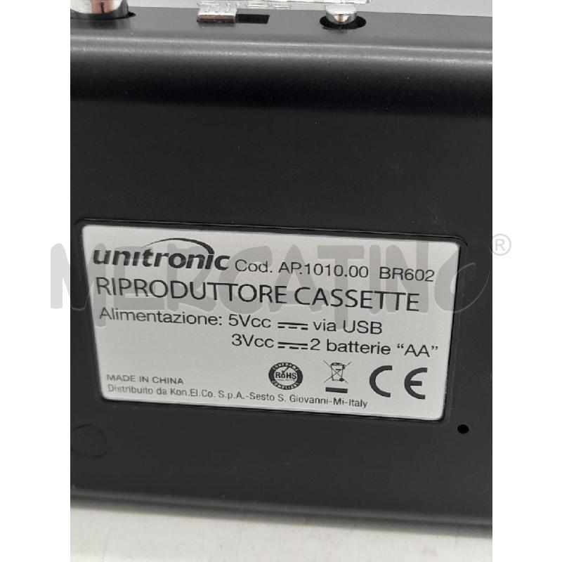LETTORE CASSETTE UNITRONIC | Mercatino dell'Usato Montesilvano 3