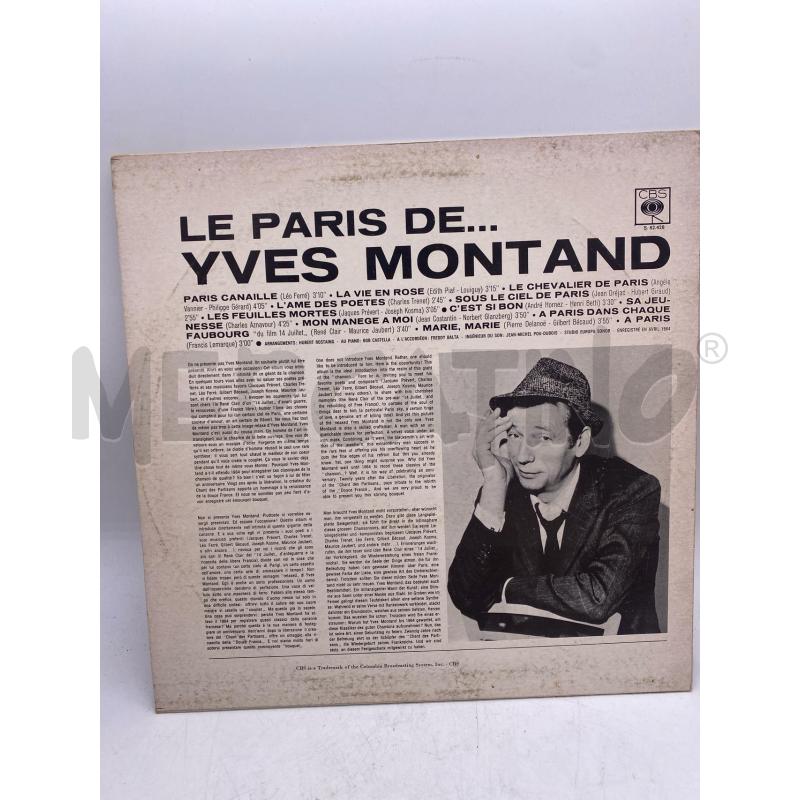 LE PARIS DE YVES MONTAND - 33 GIRI S.62.428 | Mercatino dell'Usato Montesilvano 2