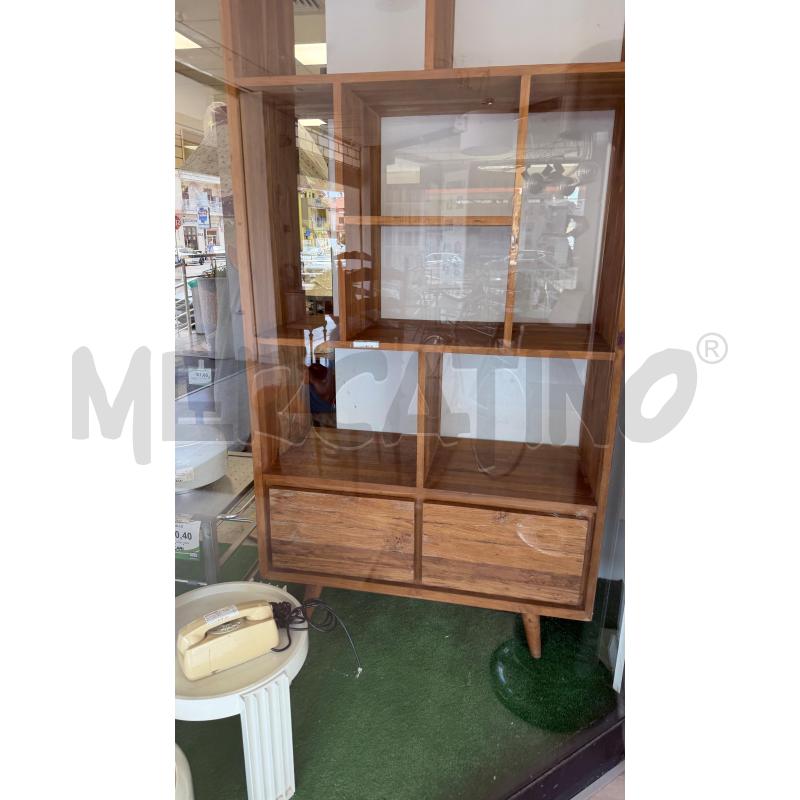LIBRERIA LEGNO 2 CASSETTI 200X100X45CM | Mercatino dell'Usato Montesilvano 2