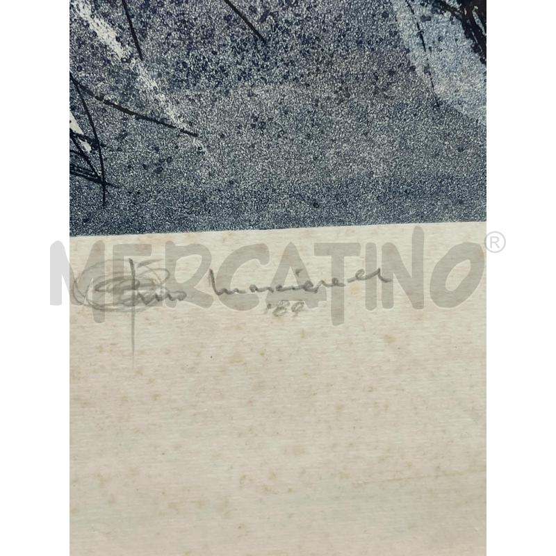 LITOGRAFIA 70X50 FIRMATA ...'89  | Mercatino dell'Usato Montesilvano 3