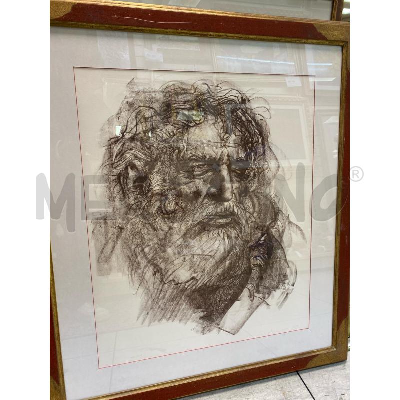 LITOGRAFIA A FIRMA ANNIGONI VISO XVII/XXX | Mercatino dell'Usato Montesilvano 1