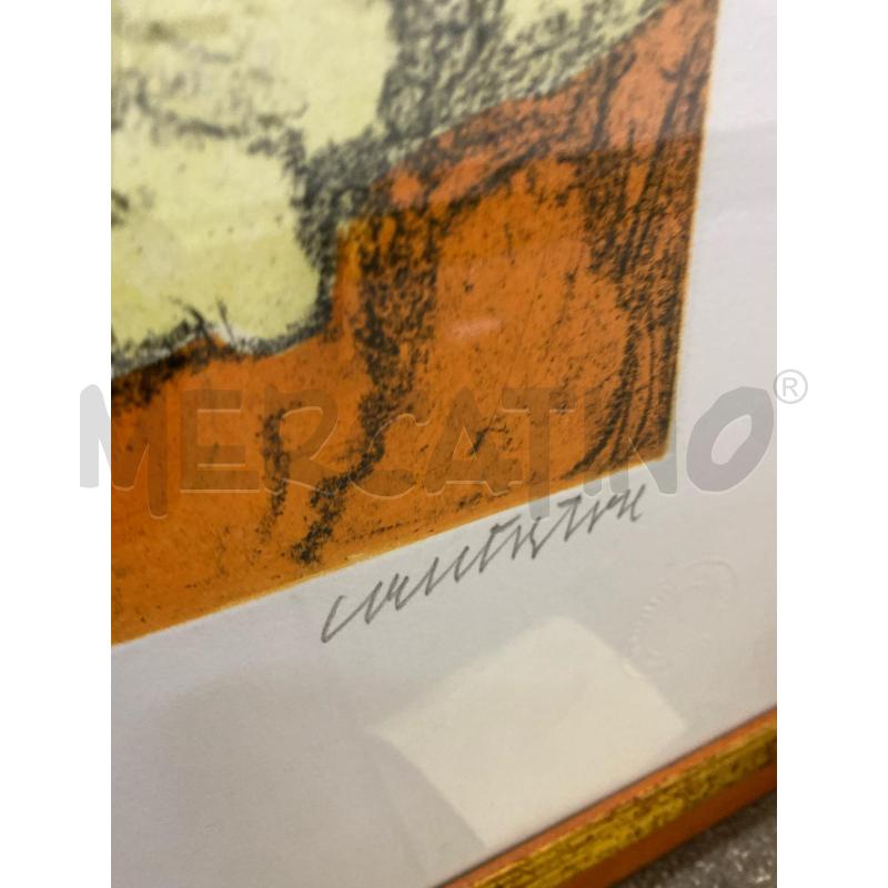 LITOGRAFIA A FIRMA CANTATORE 156/165 77X60CM | Mercatino dell'Usato Montesilvano 2