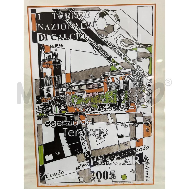 LITOGRAFIA A FIRMA SANDRO NATALE 30/50 PESCARA | Mercatino dell'Usato Montesilvano 1