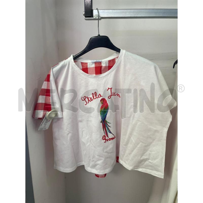 MAGLIA BAMBIA STELLA JEAN BIANCA ROSSA  | Mercatino dell'Usato Montesilvano 1