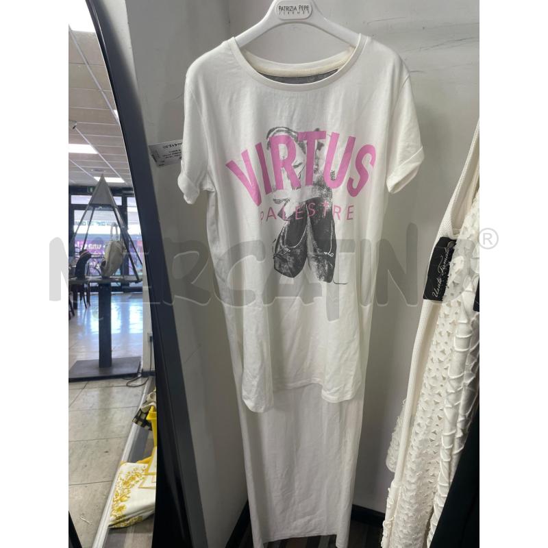 MAGLIA BAMBINA VIRTUS PALESTRE BIANCA  | Mercatino dell'Usato Montesilvano 1