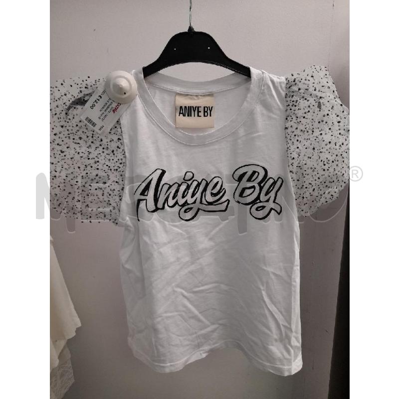 MAGLIA BAMBINO ANIYE BY BIANCA MANICHE VELATE POIS NERI  | Mercatino dell'Usato Montesilvano 1