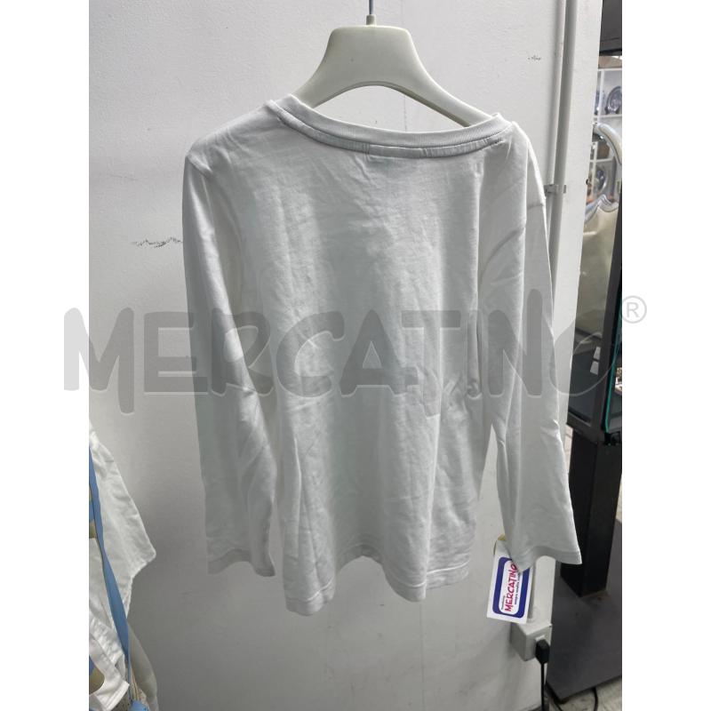 MAGLIA BAMBINO LACOSTE BIANCA MANICA LUNGA | Mercatino dell'Usato Montesilvano 2