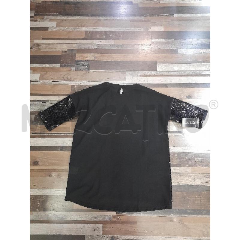 MAGLIA DONNA/ BAMBINA CESARE PACIOTTI NERA PAILETTES  | Mercatino dell'Usato Montesilvano 3