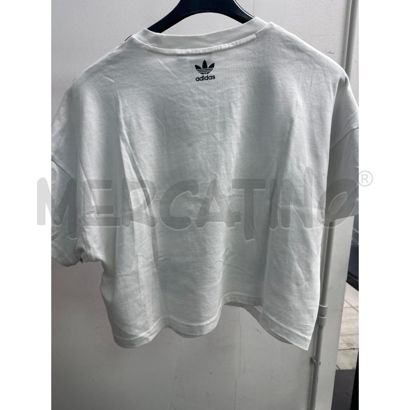 MAGLIA DONNA ADIDAS BIANCA FANTASIA NERA | Mercatino dell'Usato Montesilvano 3