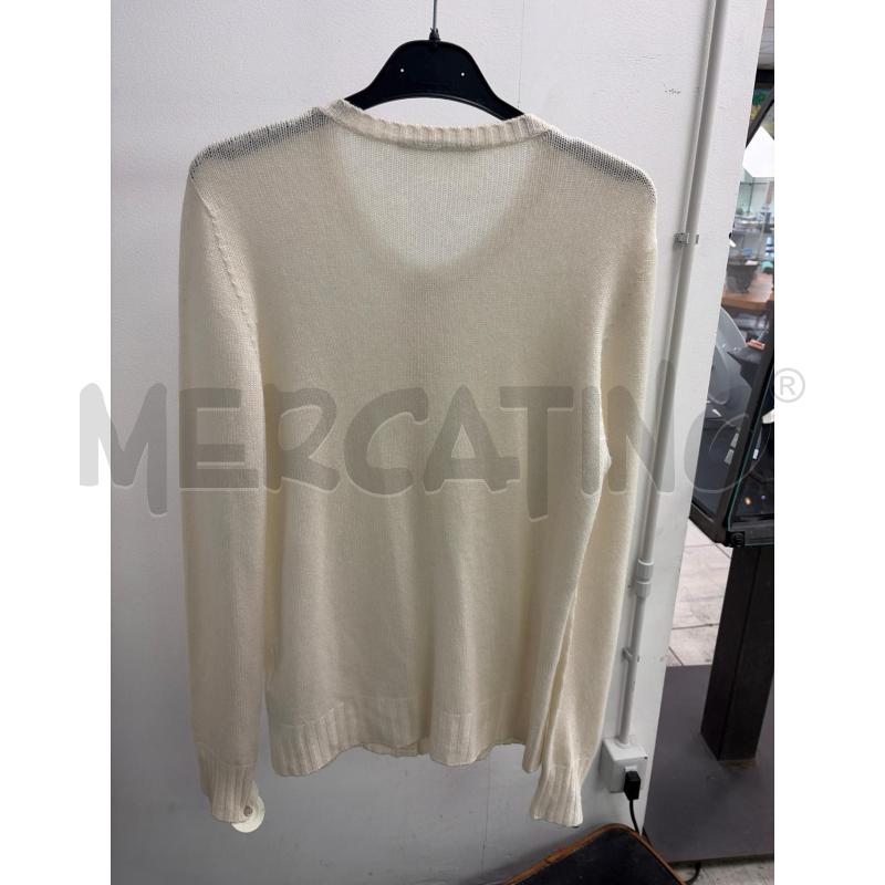 MAGLIA DONNA AGNONE BIANCA TG 42 | Mercatino dell'Usato Montesilvano 3
