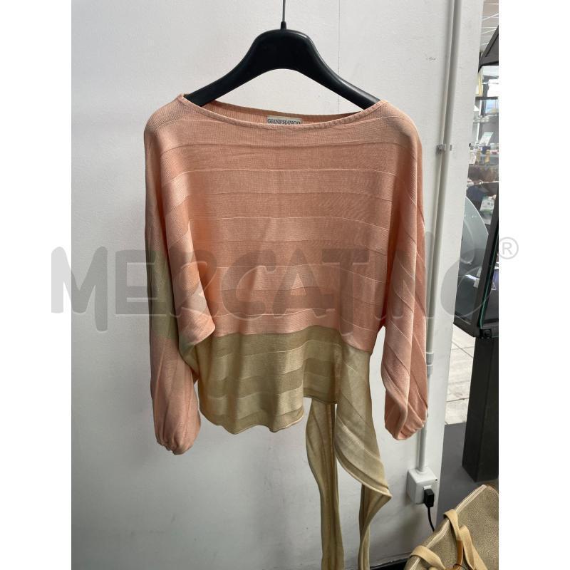 MAGLIA DONNA ARANCIO BEIGE FERRE TG 42 | Mercatino dell'Usato Montesilvano 1