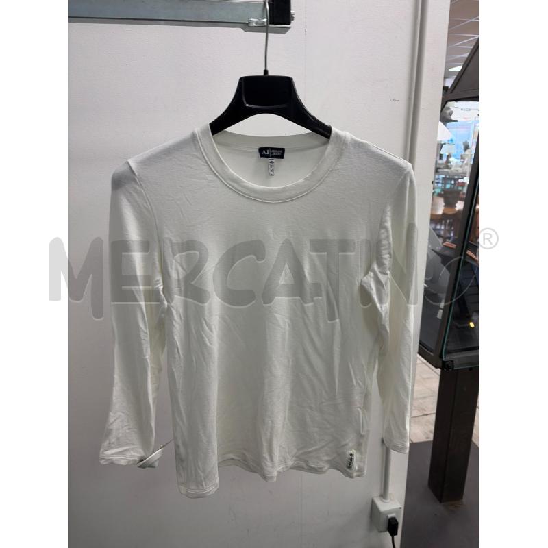 MAGLIA DONNA ARMANI BIANCA TG 44 | Mercatino dell'Usato Montesilvano 1