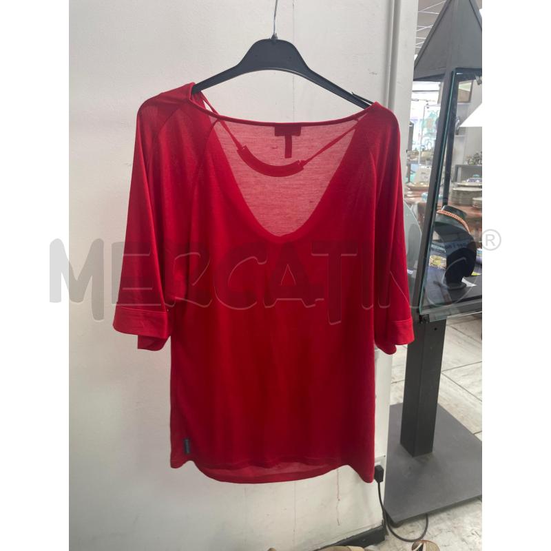 MAGLIA DONNA ARMANI ROSSA TG 46  | Mercatino dell'Usato Montesilvano 3