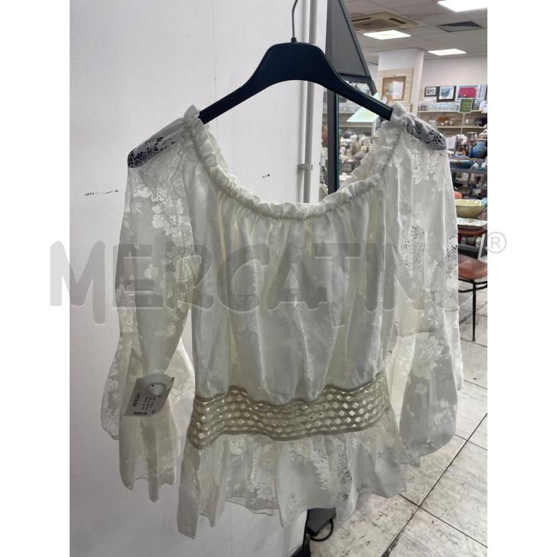 MAGLIA DONNA AZAKA PARIS BIANCA PIAZZO BIANCA | Mercatino dell'Usato Montesilvano 2