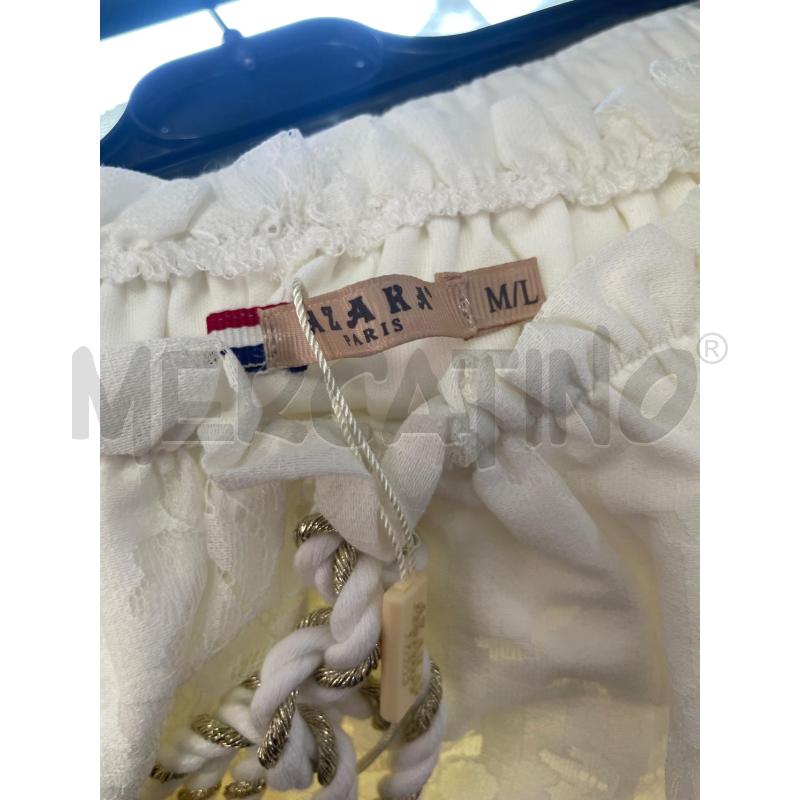 MAGLIA DONNA AZAKA PARIS BIANCA PIAZZO BIANCA | Mercatino dell'Usato Montesilvano 3