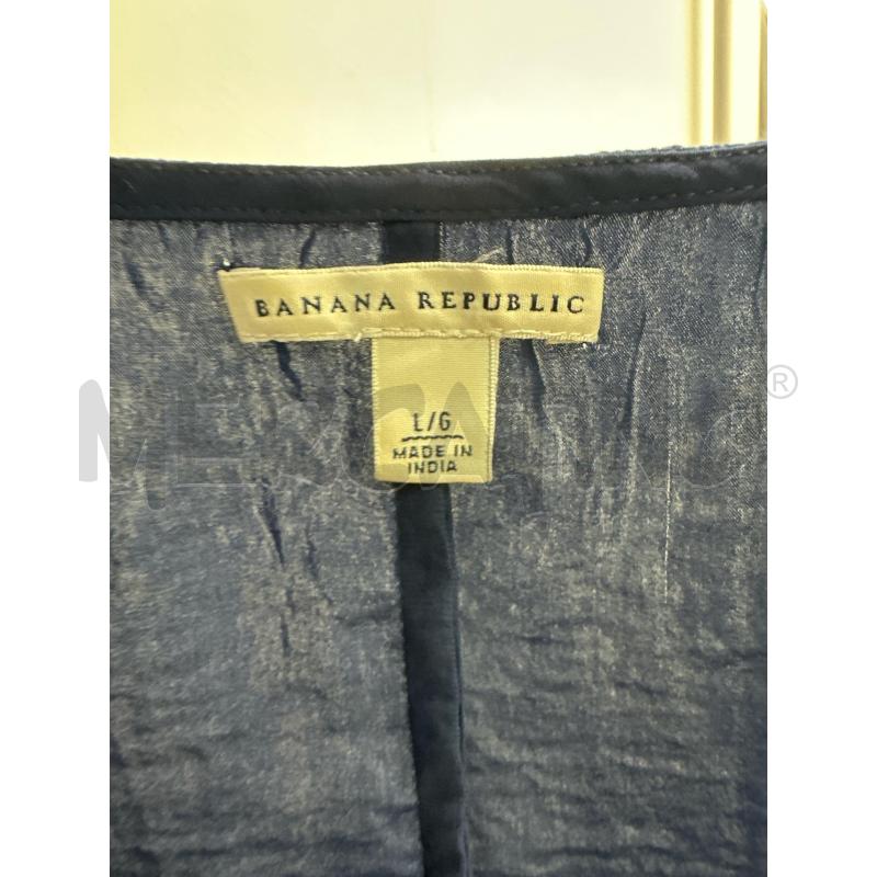MAGLIA DONNA BANANA REPUBLIC BLU SCOLLO V RICAMO | Mercatino dell'Usato Montesilvano 2