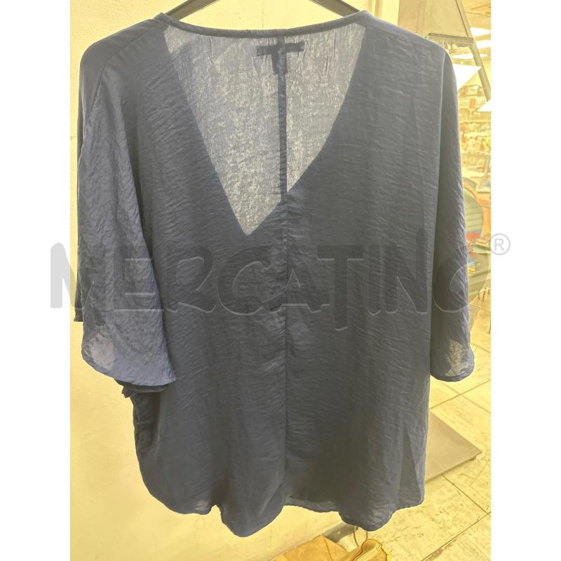 MAGLIA DONNA BANANA REPUBLIC BLU SCOLLO V RICAMO | Mercatino dell'Usato Montesilvano 3
