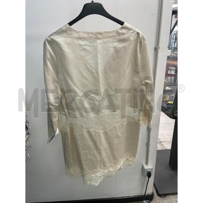 MAGLIA DONNA BEIGE PIZZI SMARCHIATA FATTA SU MISURA | Mercatino dell'Usato Montesilvano 2