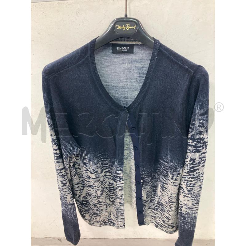 MAGLIA DONNA BLU BIANCO LA MAGLIE DIANA GALLESI | Mercatino dell'Usato Montesilvano 1