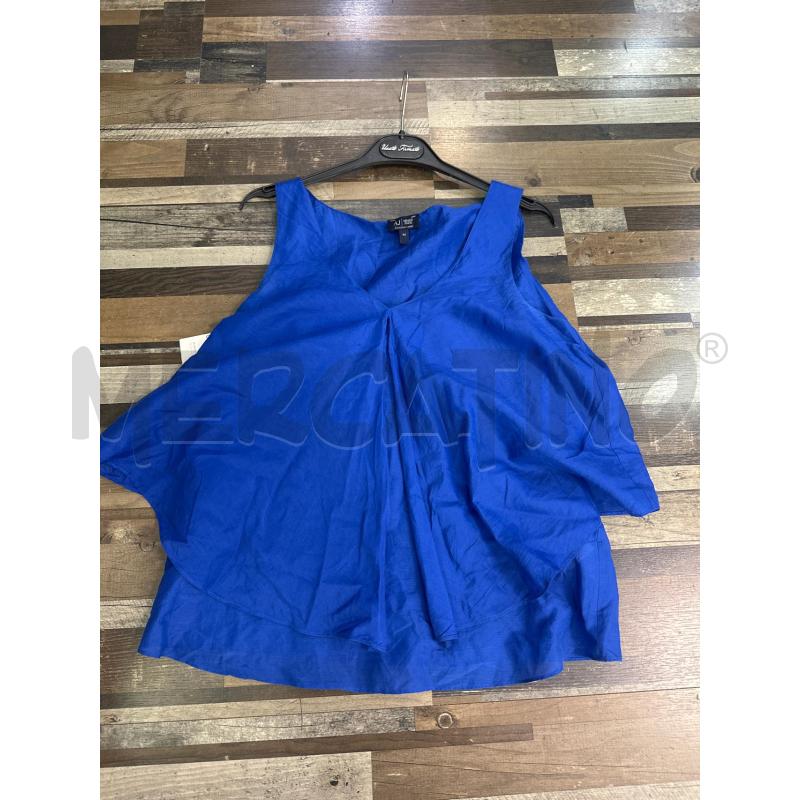 MAGLIA DONNA CAMICIA BLU AMRAMNI TG 42 | Mercatino dell'Usato Montesilvano 1