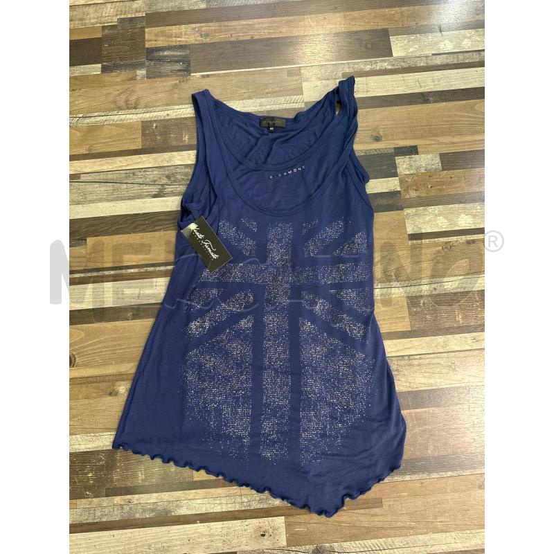 MAGLIA DONNA CANOTTA BLU TG 44 | Mercatino dell'Usato Montesilvano 1
