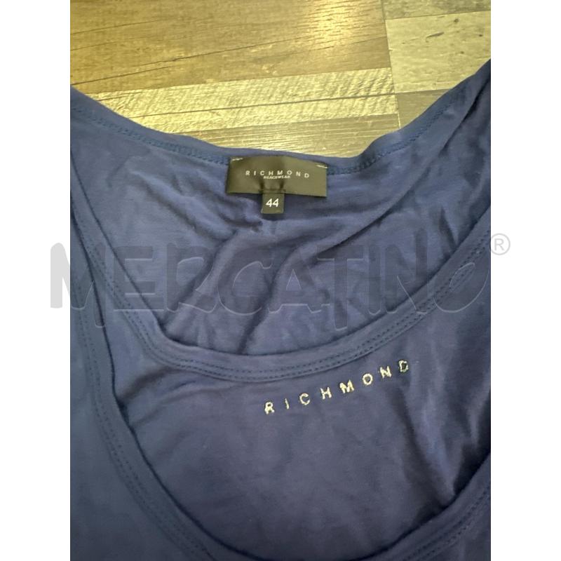MAGLIA DONNA CANOTTA BLU TG 44 | Mercatino dell'Usato Montesilvano 2