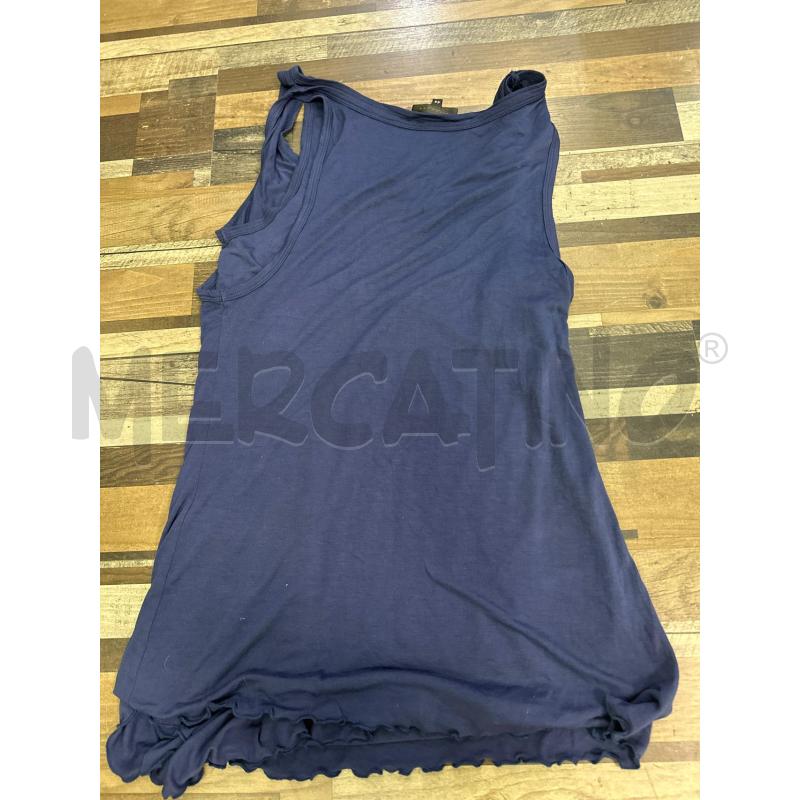 MAGLIA DONNA CANOTTA BLU TG 44 | Mercatino dell'Usato Montesilvano 3