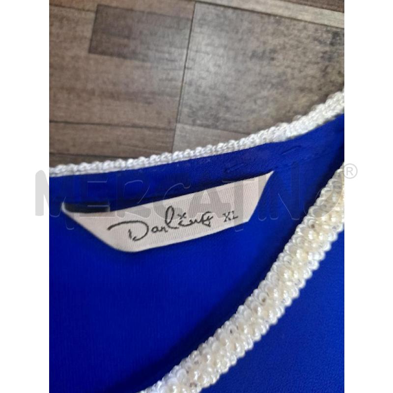 MAGLIA DONNA CANOTTA VIOLA COLLO PERLIENDANLIH XL | Mercatino dell'Usato Montesilvano 2