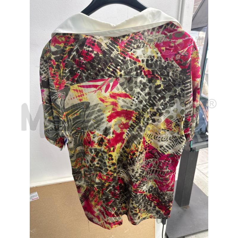 MAGLIA DONNA CARLA FERRONI FANTASIA COLLETTO BIANCO TG L | Mercatino dell'Usato Montesilvano 3
