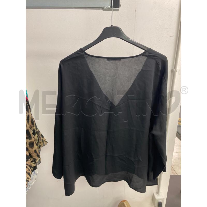 MAGLIA DONNA CARLA G NERA VELATA  | Mercatino dell'Usato Montesilvano 3