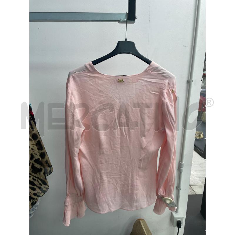 MAGLIA DONNA CAVALLI CLASS ROSA MANICHE CAMPANA | Mercatino dell'Usato Montesilvano 3