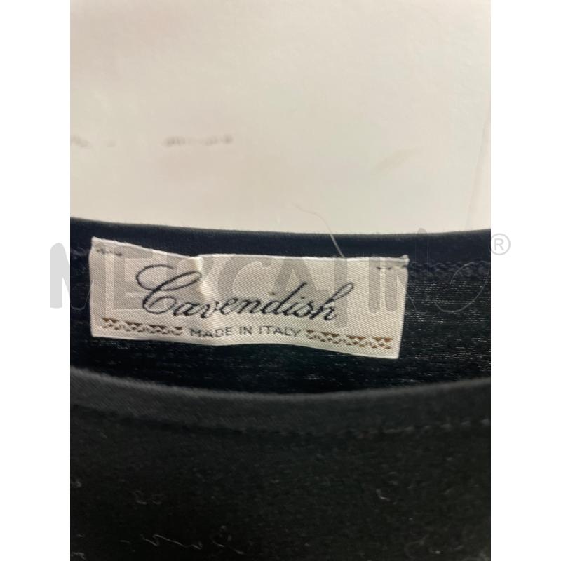 MAGLIA DONNA CAVENDISH NERA MEZZA MANICA FIORI RICAMATI | Mercatino dell'Usato Montesilvano 2