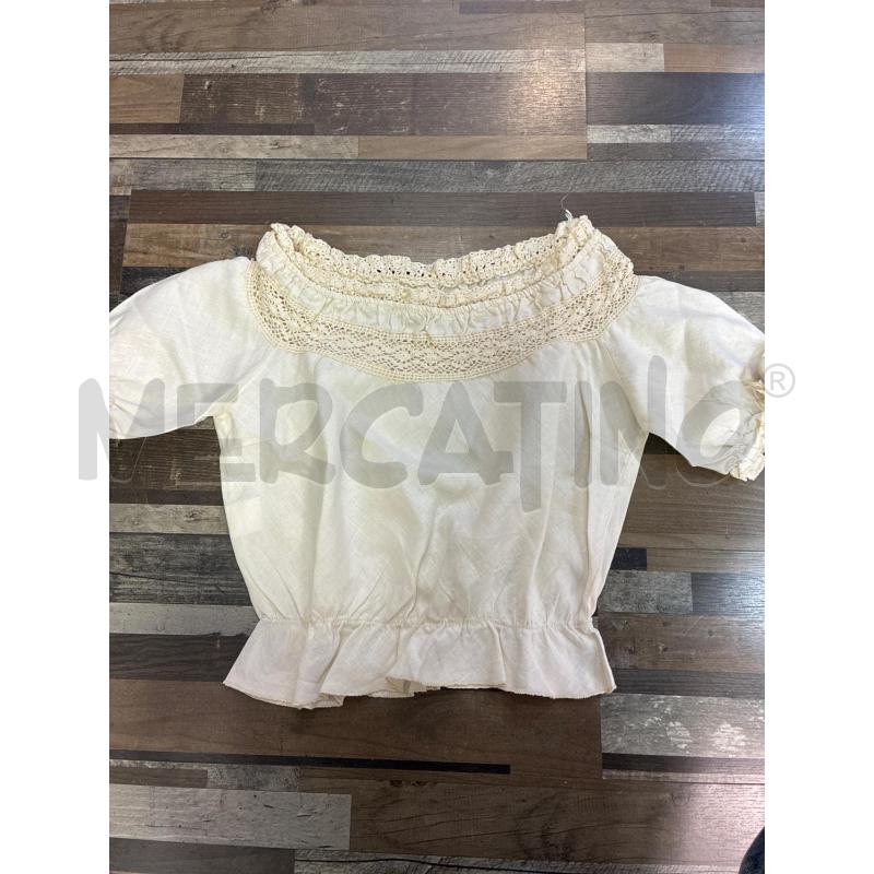 MAGLIA DONNA COCONUDA CROP BEIGE COLLO UNCINETTO LINO | Mercatino dell'Usato Montesilvano 1