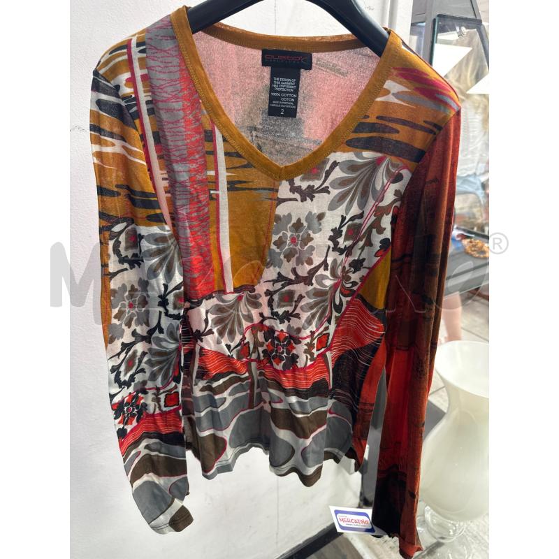 MAGLIA DONNA CUSTO BARCELONA ROSSA FANTASIA | Mercatino dell'Usato Montesilvano 1