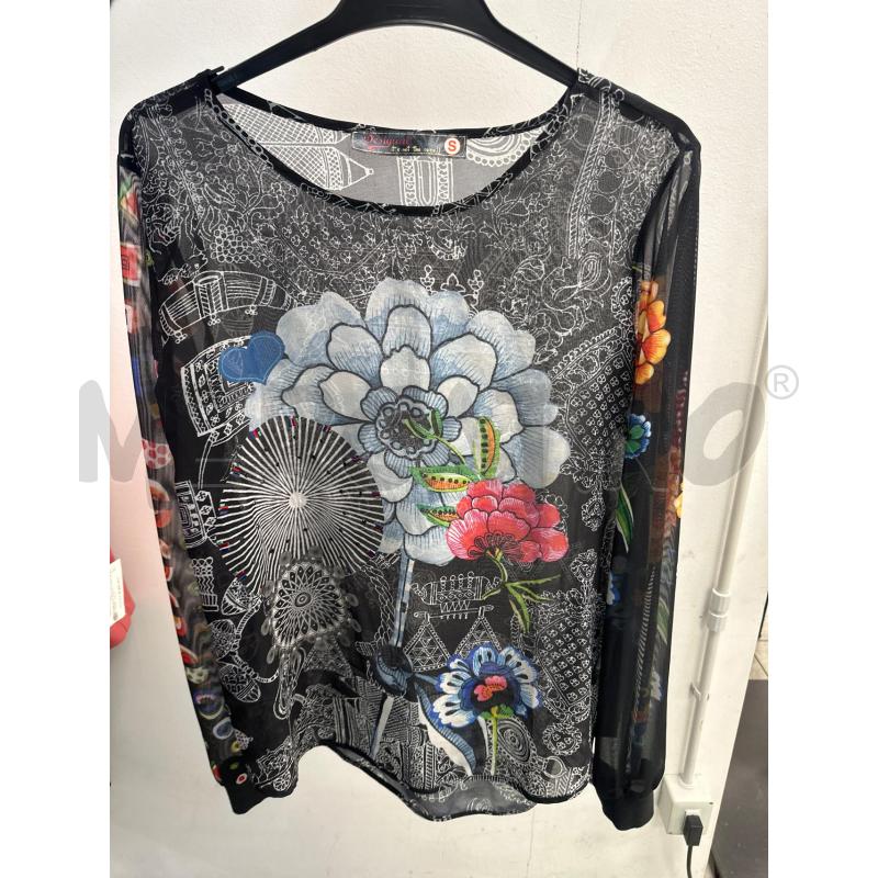 MAGLIA DONNA DESIGUAL TRASPARENTE  | Mercatino dell'Usato Montesilvano 1