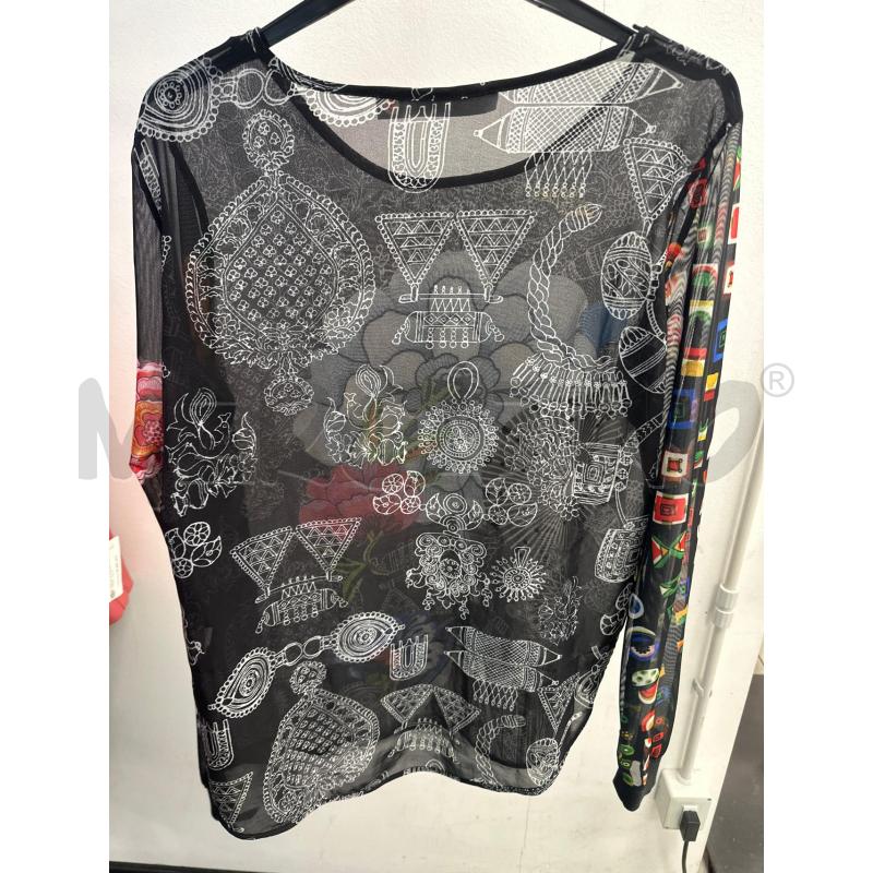 MAGLIA DONNA DESIGUAL TRASPARENTE  | Mercatino dell'Usato Montesilvano 3