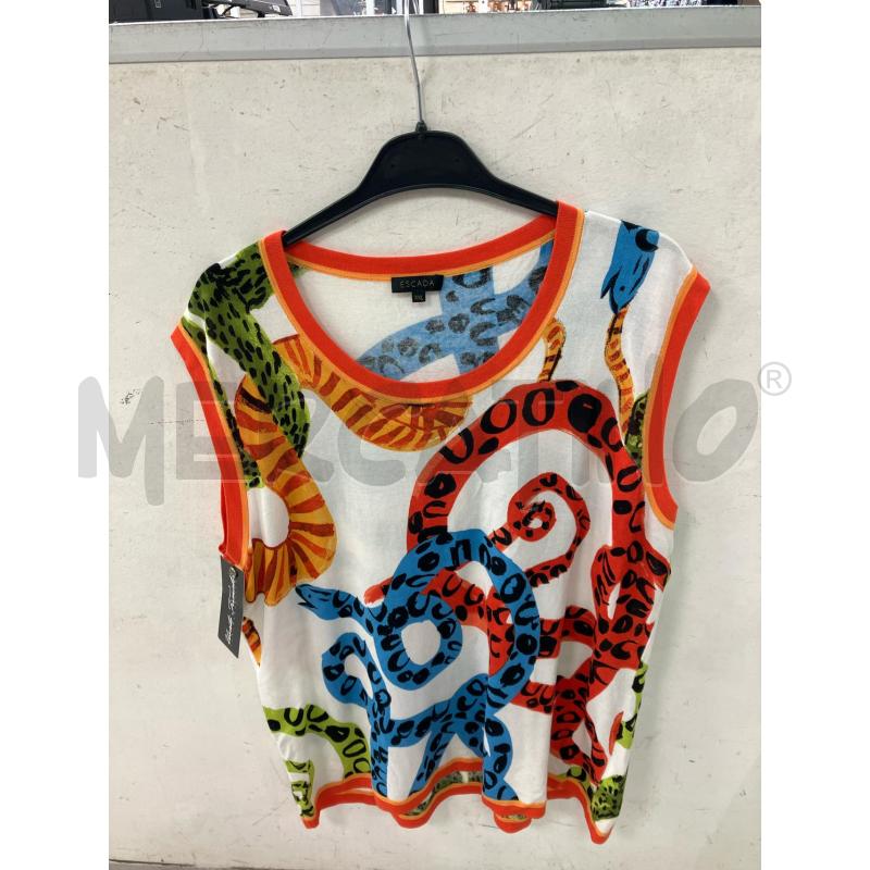 MAGLIA DONNA ESCADA ARACIONE BIANCA TG XXL  | Mercatino dell'Usato Montesilvano 1