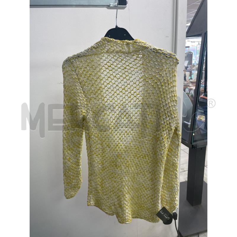 MAGLIA DONNA FABIANA FILIPPI BIANCA GIALLA   | Mercatino dell'Usato Montesilvano 3