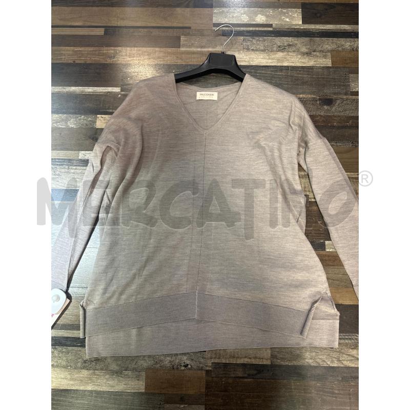 MAGLIA DONNA FALCONERI GRIGIA MANICA LUNGA  | Mercatino dell'Usato Montesilvano 1