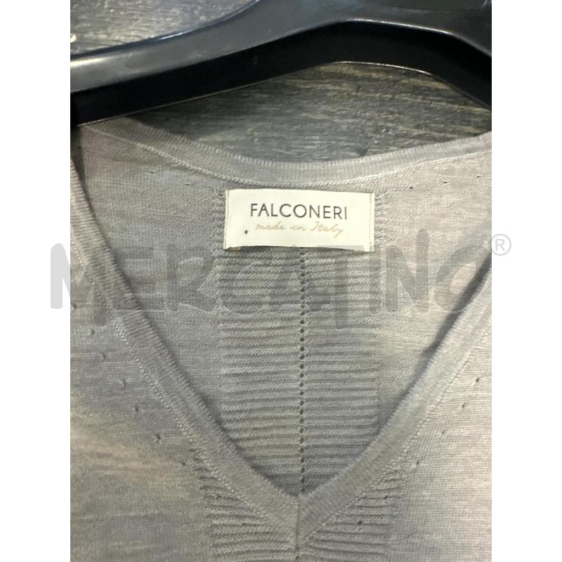 MAGLIA DONNA FALCONERI GRIGIA MANICA LUNGA  | Mercatino dell'Usato Montesilvano 3