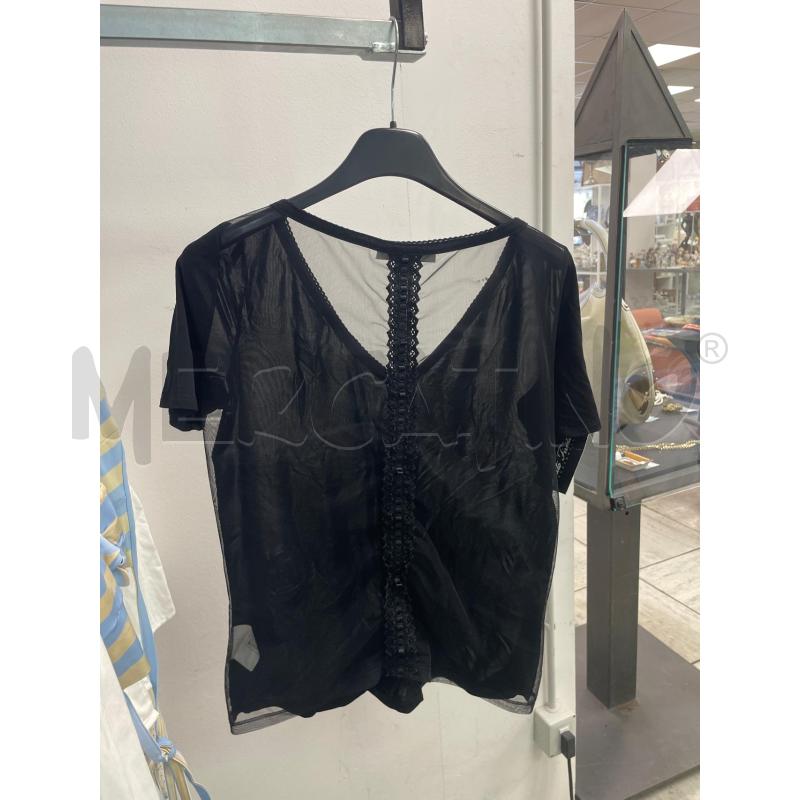 MAGLIA DONNA FERRÈ NERA VELATA | Mercatino dell'Usato Montesilvano 3