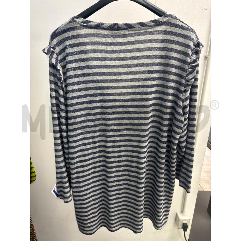 MAGLIA DONNA FIORELLA RUBINO BLU GRIGIA  | Mercatino dell'Usato Montesilvano 3