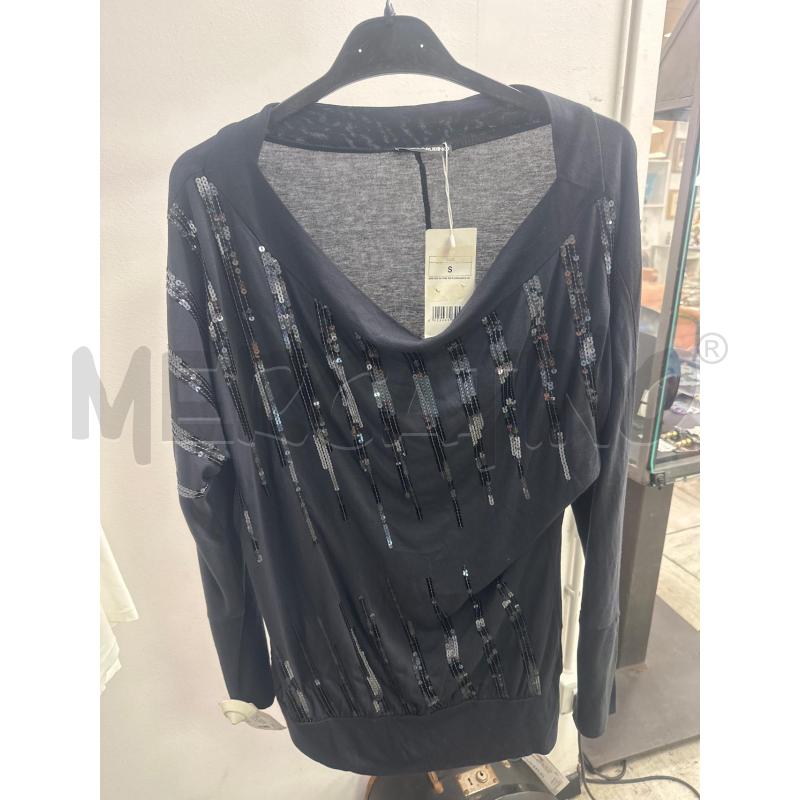 MAGLIA DONNA FIORELLA RUBINO GRIGIA PAILLETTES | Mercatino dell'Usato Montesilvano 1