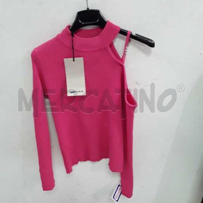 MAGLIA DONNA GAS FUKSIA CROP | Mercatino dell'Usato Montesilvano 1