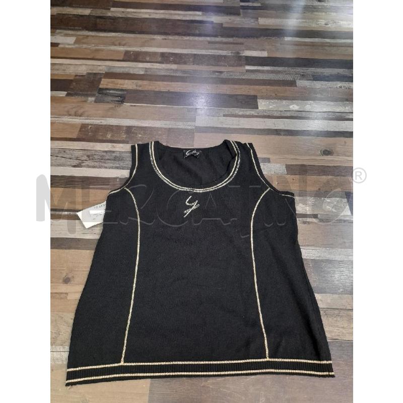 MAGLIA DONNA GATTINONI GILET NERO | Mercatino dell'Usato Montesilvano 2