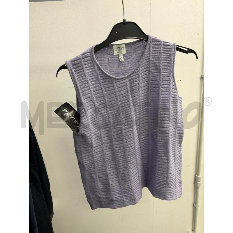 MAGLIA DONNA GILET LILLA TG 42 | Mercatino dell'Usato Montesilvano 1