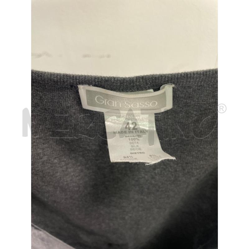MAGLIA DONNA GRIGIA GRAN SASSOM TG 42 | Mercatino dell'Usato Montesilvano 2